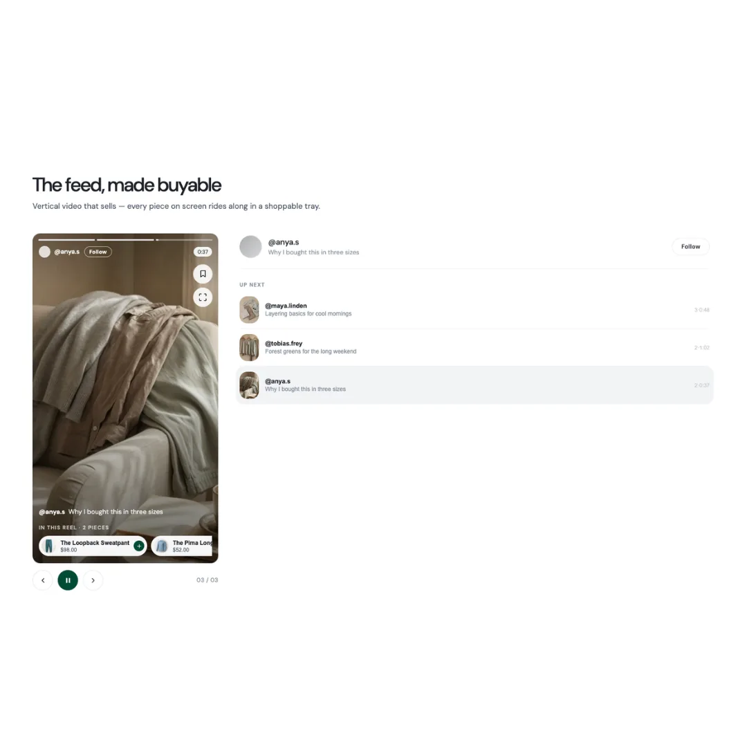 Interactive, Shoppable Videos in the Untamed Shopify theme